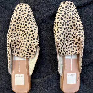 Animal print flat mule slides - Women's 8 - Dolce Vita